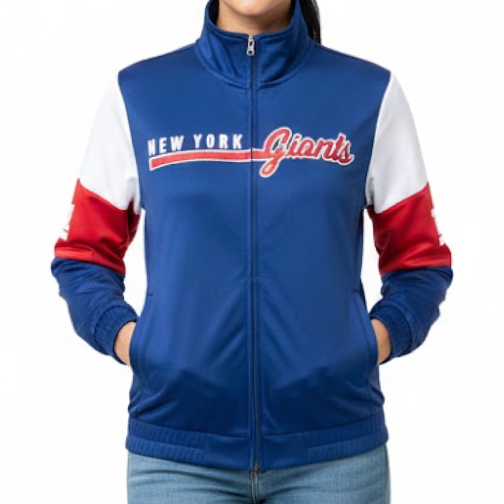 NFL Team Apparel “New York Giants” Full-Zip Jacket (NWT) (Size: Medium)